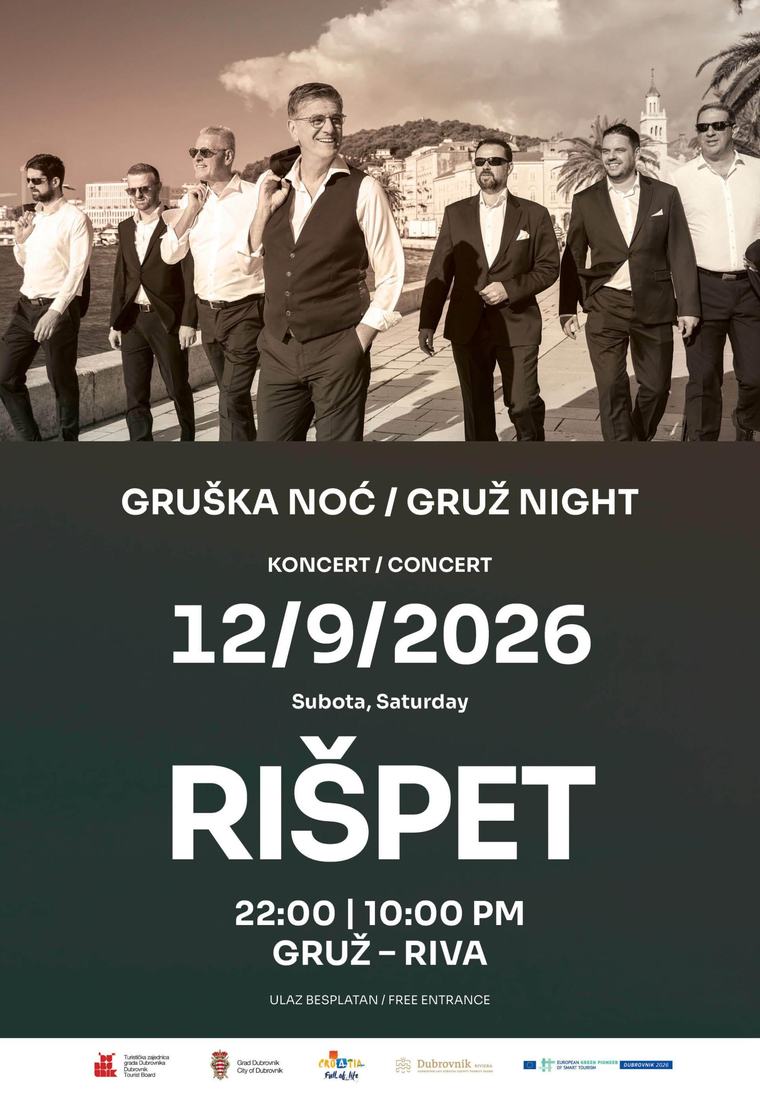 Gruška noć uz Rišpet i nastavak programa „Ulicama našeg Grada“