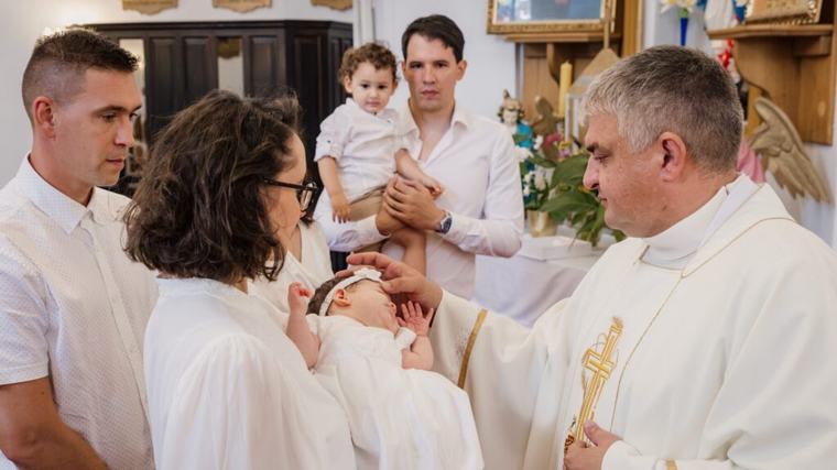 Zabok: Krštena Tereza, peto dijete obitelji Knjaz